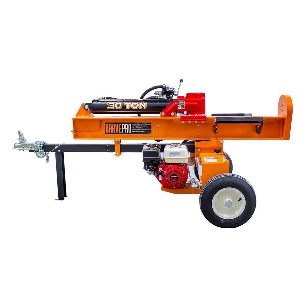 0299121_brave-log-splitter-30-ton-honda-gx200-1-1 Brave 30 Ton Horizontal And Vertical Log Splitter Honda GX200 - Image 1