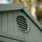 Keter 4’x6′ Norfolk Leisure Darwin Heavy Duty Plastic Garden Shed – Green - Image 2