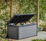 Keter Premier 570L Plastic Storage Box – Grey