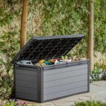Keter Premier 570L Plastic Storage Box – Grey
