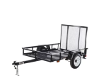 4X7 Carry On Utility Trailer With Mesh Floor And Gate