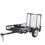4X7 Carry On Utility Trailer With Mesh Floor And Gate
