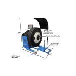 Atlas WBT210 Computer Truck Wheel Balancer With Wheel Lift - Image 4