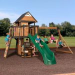 Backyard Discovery Canyon Creek Cedar Playset 10 Ft Slide - Image 2