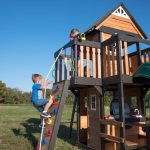 Backyard Discovery Canyon Creek Cedar Playset 10 Ft Slide - Image 3