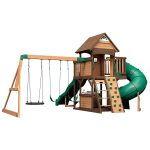 Backyard Discovery Cedar Cove Swing Set Dual Slides