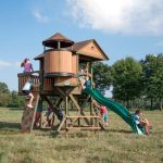 Backyard Discovery Eagles Nest Cedar Playset With 7 Ft Slide - Image 2