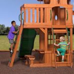 Backyard Discovery Monterey Cedar Swing Set With Wave Slide - Image 3