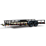 Big Tex 10PI 83 Inch Tandem Axle Pipe Top Utility Trailer