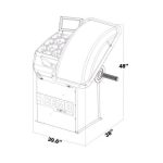 CEBM Ez10 3D Data Entry Space Saving Wheel Balancer - Image 7