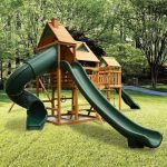 Gorilla Playsets Treasure Trove II Swing Set Wood Roof - Image 3
