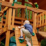 Gorilla Playsets Treasure Trove II Swing Set Wood Roof - Image 5