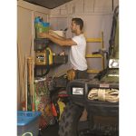 Keter 8’x11′ Factor Heavy Duty Plastic Garden Shed – Beige - Image 4