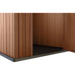 Keter 4’x6′ Darwin Heavy Duty Plastic Garden Shed – Brown - Image 6