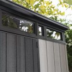 Keter Artisan 9x7 ft Pent Grey Plastic 2 door Shed with floor & 1 window - Image 2