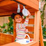 KidKraft Falcon Ridge Wooden Swing Set With Three Slides - Image 3