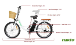 Nakto Elegance 2 Electric City Bike White 32 Mile Range - Image 5