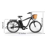 Nakto Men City Electric Bicycle Dual Motor Black Frame - Image 15