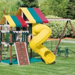 Play-Mor Deluxe Sky Tower Outdoor Kids Play Center Set