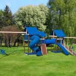 Play-Mor Unlimited Multi Level Kids Backyard Play Tower