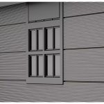 Keter 7.5’x9′ Premier Heavy Duty Plastic Shed – Grey - Image 8