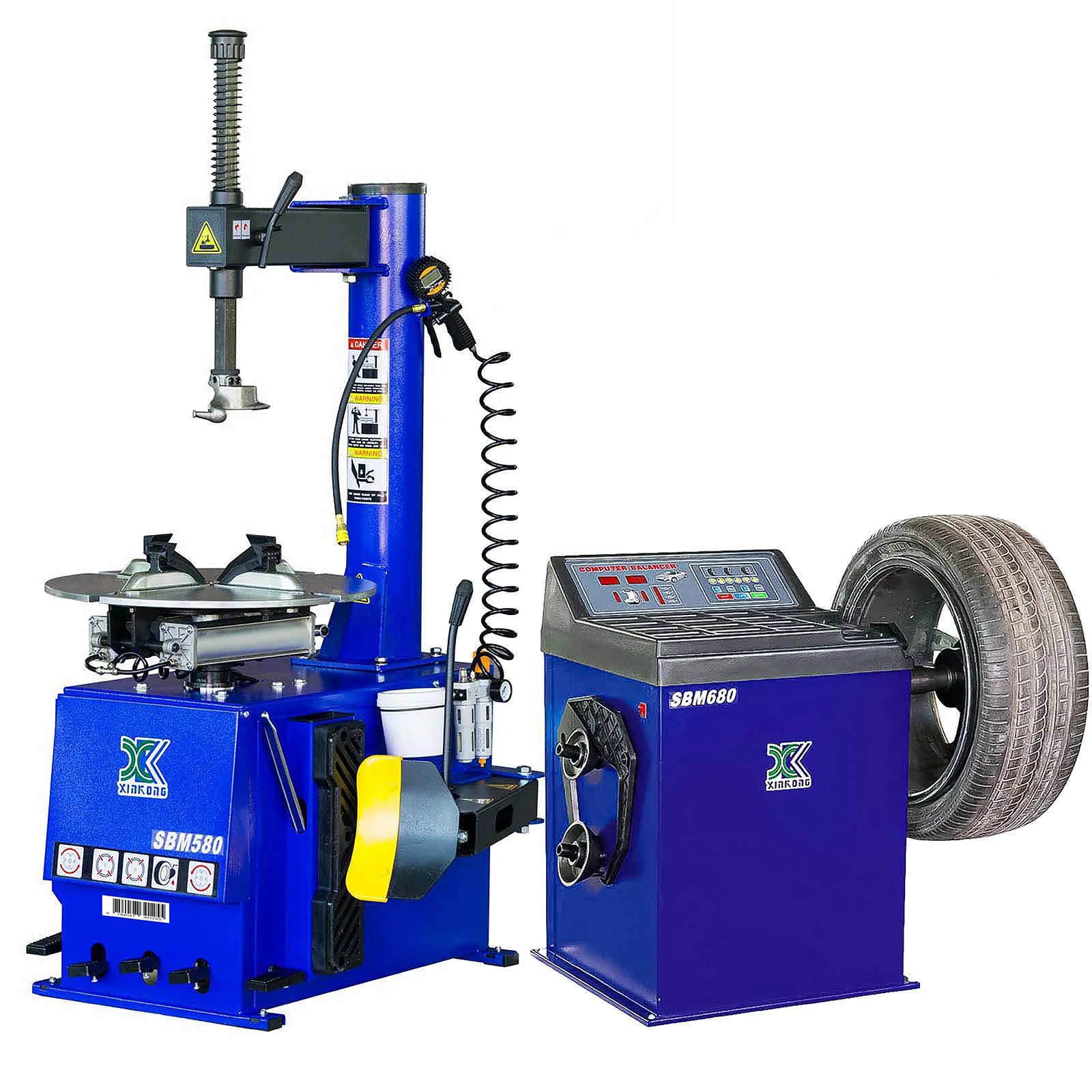 Xinkong-1_5-HP-Tire-Changer-Wheel-Balancer-Combo-580-690 Xinkong 1.5 HP Tire Changer Wheel Balancer Combo 580 690 - Image 1