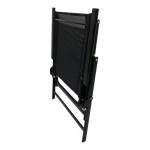 Bahama Matt Black Metal 6 Seater Dining set - Image 4