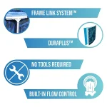 Bestway 10ft Steel Pro Swimming Pool Set, Family Above Ground Round Pool - Image 6