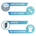 Bestway Steel Pro 13'1" x 6'11" Swimming Pool Set - Image 4
