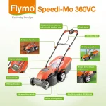 Flymo Speedi-Mo Corded Rotary Lawnmower - Image 7