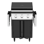 GoodHome Attaia Black 3 burner Gas BBQ - Image 4
