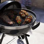 GoodHome Kiowa Black Charcoal BBQ 550mm - Image 3