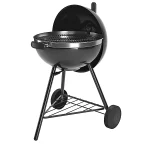 GoodHome Kiowa Black Charcoal BBQ 550mm - Image 4