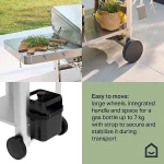 GoodHome Powell 4 burner Gas BBQ, White - Image 6