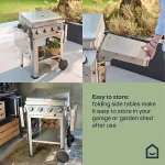 GoodHome Powell 4 burner Gas BBQ, White - Image 8