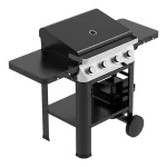 GoodHome Powell Black 4 burner Gas BBQ - Image 3