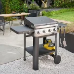 GoodHome Powell Black 4 burner Gas BBQ - Image 6