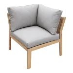 GoodHome Riveo Natural 5 Seater Modular corner Garden furniture set - Image 7