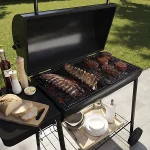 GoodHome Tehama Black Charcoal BBQ 360 x 395mm x 2pcs - Image 4