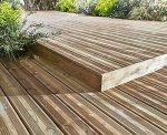 Klikstrom Lemhi Green Pine Deck board (L)2.4m (W)144mm (T)27mm - Image 5