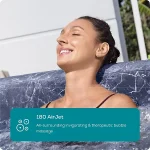 Lay-Z-Spa Toronto AirJet, 7 Person Foam Wall Hot Tub - Image 4