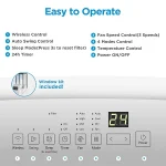 Midea Smart 12000 BTU Portable Air Conditioner - App & Smart Home Compatible, Timer, Window Kit Included - Image 4