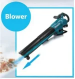 Makita DUB187Z 18V LXT Brushless Cordless Leaf Blower Vacuum + Bag + T Nozzle + - Image 5