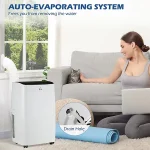 HOMCOM 14,000 BTU Portable Air Conditioner Unit with Remote, 24H Timer - Image 6