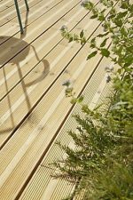 Klikstrom Lemhi Green Pine Deck board (L)2.4m (W)144mm (T)27mm - Image 7