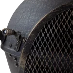 Bentley 120cm Extra-Large Open Bowl Mesh Cast Iron Patio Chiminea Heater Black - Image 8