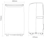 GoodHome Malay Local air conditioner 220-240V 9000BTU - Image 9