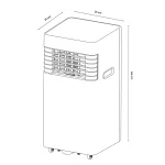 GoodHome Mobile 3 in 1 Local air conditioner 220-240V 5000BTU - Image 8