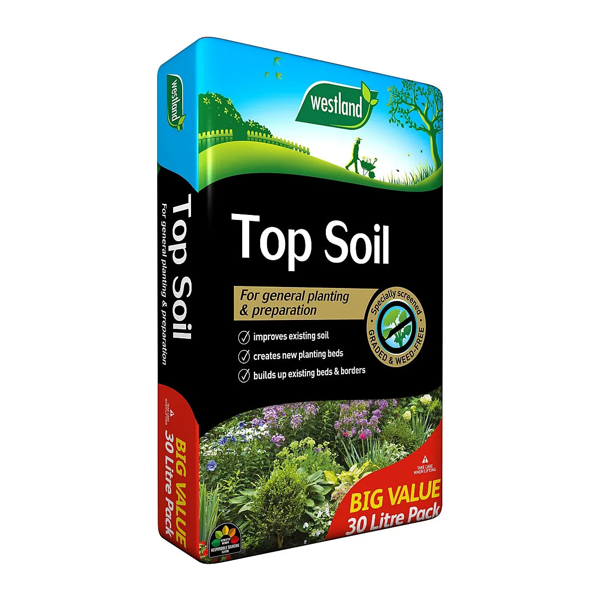 imgi_30_westland-peat-free-multi-purpose-top-soil-30l_5023377014574_08c_bq Westland Peat-free Multi-purpose Top soil 30L - Image 1