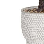 Green 53cm Olive Artificial plant in Grey Ceramic Pot - Image 3